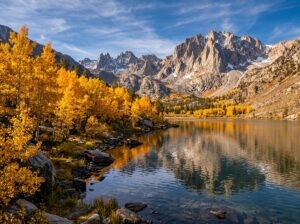Eastern Sierra mountains near Mammoth Lakes