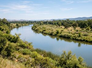 Feather River landscape in Yuba County