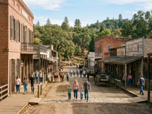 Historic street in Columbia California